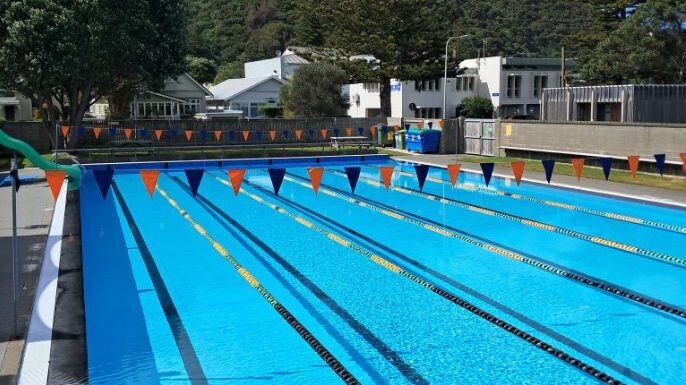 Eastbourne summer pool