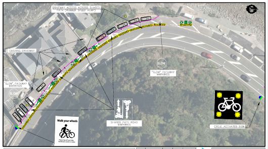 Sunshine to Days Bay path design v2